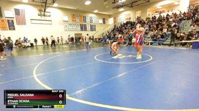 285 lbs Champ. Round 2 - Miguel Saldana, Indio vs Ethan Ochoa, Glendora