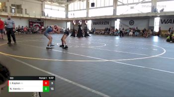 100 lbs Round 4 (6 Team) - Isabel Kaplan, Indiana INFERNO GOLD vs Natalie Handy, Team Pennsylvania