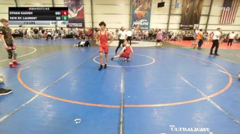 120 lbs Rr Rnd 1 - Ryan Spahiu, MetroWest United Red vs MJ Hileman, Indiana Outlaws White