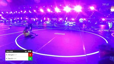 95 lbs Consi Of 8 #2 - Alfredo Jr Vargas, Slyfox vs Karson Devitt, Kearney Matcats