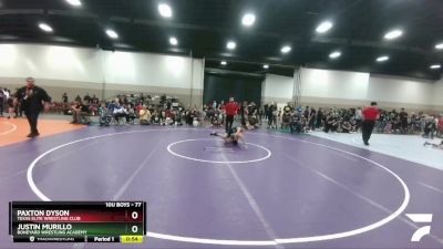 77 lbs Cons. Round 3 - Paxton Dyson, Texas Elite Wrestling Club vs Justin Murillo, Boneyard Wrestling Academy