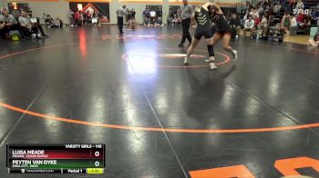 145 lbs Semifinal - Luisa Meade, Prairie, Cedar Rapids vs Peyten Van Dyke, Iowa City, West