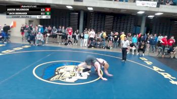 157 lbs Champ. Round 2 - Jack Bernardi, Galesburg vs Austin Wilkinson, Belleville (Althoff Catholic)
