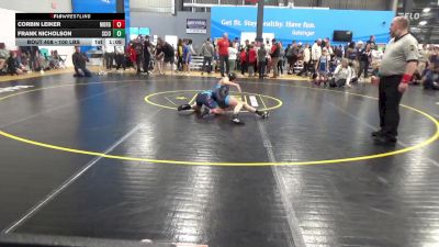 100 lbs 5th Place - Corbin Leiker, Morgantown vs Frank Nicholson, Sciota