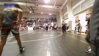 90 lbs Semifinal - Cannon Hughes, Verdigris Youth Wrestling vs King Robinson, HURRICANE WRESTLING ACADEMY