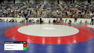 80 lbs Quarterfinal - Lucas Williamson, Banks Co. BattleBorn Wrestling vs Silas Stanley, Dragons Junior Wrestling Club