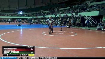 88 lbs Quarterfinal - Nasir Preston, Flex Wrestling vs Conley Groehler, Suffolk