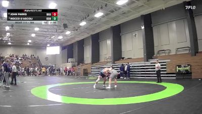 184 lbs Cons. Round 2 - Rocco D`Ascoli, Keiser University vs John Parks, West Virginia University Institute Of Technology