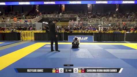 Carolinna Regina Magro Garner vs Riley Elise Juarez 2025 Pan Kids Jiu-Jitsu IBJJF Championship