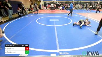 46 lbs Consi Of 16 #2 - Presley Smith, Miami Takedown Club vs Jameson Snyder, Dark Cloud Wrestling Club