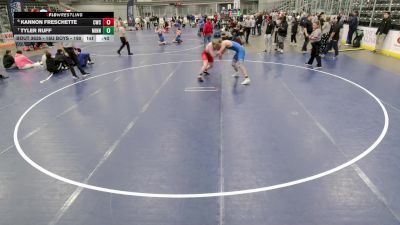 16U Boys - 190 lbs 3rd Place Match - Kannon Freschette, Camas Wrestling Club vs Tyler Ruff, Minnesota