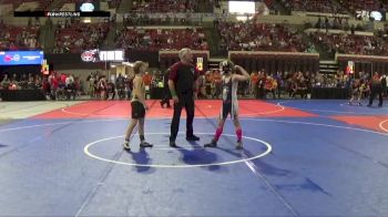 89 lbs Champ. Round 1 - Tanner Ruth, East Helena Outlaws vs Leo Burbank, Silver Valley Wrestling Club