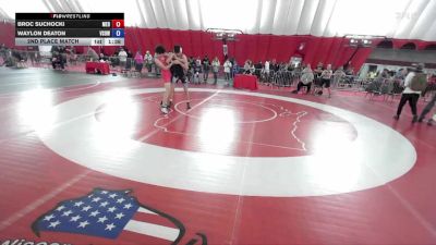 132 lbs 2nd Place Match - Broc Suchocki, Merrill vs Waylon Deaton, Victory School Of Wrestling