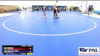 100/110 Round 5 - Xiomara Gallego, Poway Wrestling vs Ava Fodera, Poway Wrestling