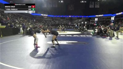 135 lbs Round Of 16 - Braya Cruz, Clovis North (CS) vs Itzel Padilla, Excelsior Charter (SS)