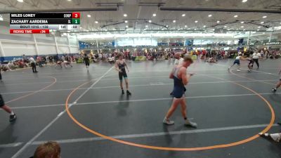 138 lbs Champ. Round 4 - Miles Loney, Unattached vs Zachary Aardema, Unattached
