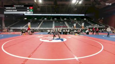 4A-285 lbs Quarterfinal - Jamison Bade, Laramie vs Jakob Lloyd, Green River