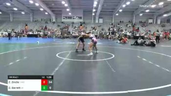 170 lbs Prelims - Zak Zindle, Team Thunder vs Darrale Barrett, Malvern Prep