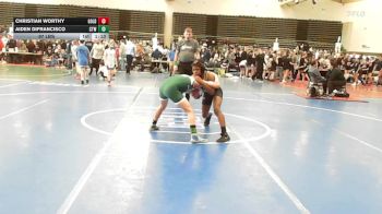 97 lbs Rr Rnd 5 - Christian Worthy, All I See Is Gold Academy - ESE vs Aiden DiFrancisco, Cordoba Trained - ESE