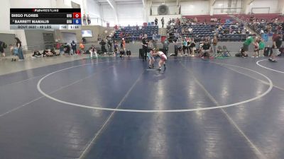 49 lbs Cons. Semis - Diego Flores, Green River Grapplers vs Barrett Mamalis, Green River Grapplers