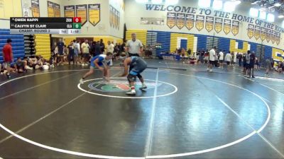 165 lbs Champ. Round 2 - Calvyn St Clair, Clay vs Owen Nappi, North Port HIgh School