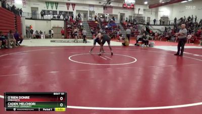 165 lbs Cons. Round 1 - O`Rien Donre, Maquoketa vs Caden Melchiori, Northeast Community