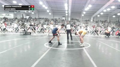 160 lbs Round Of 128 - Landon Fornstrom, WY vs Lucas Serpa, CT
