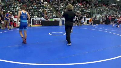 126 lbs Champ. Rd Of 16 - Cash Riddle, Caveman Wrestling vs Carson Childers, Sebolt Wrestling Academy