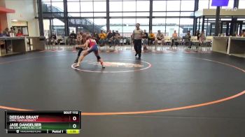 J-14 lbs Quarterfinal - Jase Dangelser, Big Game Wrestling Club vs Deegan Grant, CIWC/ Team Intensity