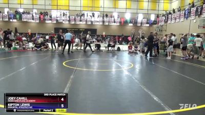 113 lbs 3rd Place Match - Joey Cahill, Moen Wrestling Academy vs Kipton Lewis, Immortal Athletics WC