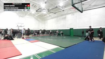 157 lbs Cons. Round 3 - Xavier Sapien, Villa Park vs Sevak Arakleyan, Burbank
