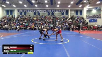 132 lbs Champ. Round 3 - Bronx Dickson, Indian Lake vs Wyatt Knauss, Bluffton