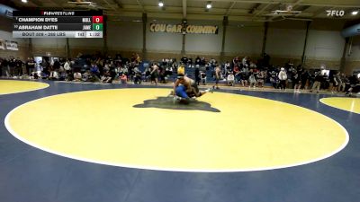 288 lbs Round Of 16 - Champion Dyes, Mullen (CO) vs Abraham Datte, James Monroe