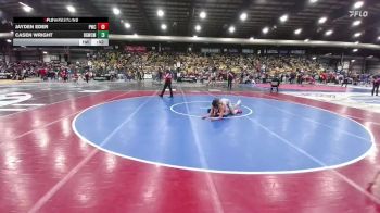 150 lbs Cons. Round 3 - Jayden Eder, Poplar Wrestling Club vs Casen Wright, Big Game Wrestling Club MT