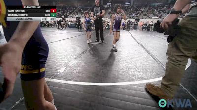 52 lbs Consolation - Brody Boyd, Team Tulsa Wrestling Club vs Hendrix Kane, Rough Riders