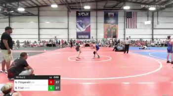 100 lbs Rr Rnd 2 - Noah Fitzgerald, Indian Creek vs Beau Friot, Grain House Wrestling Club