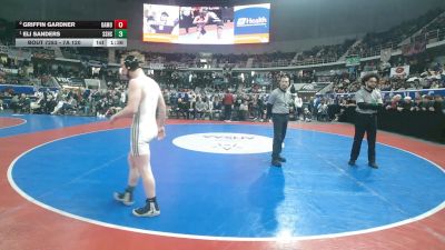 7A 120 lbs 1st Place Match - Eli Sanders, Smiths Station Hs vs Griffin Gardner, Oak Mountain