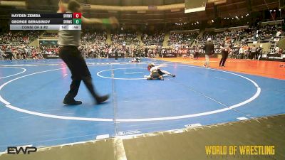 46 lbs Consi Of 8 #2 - Hayden Zemba, Steel Valley Renegades vs George Gerasimov, Steel Valley Renegades