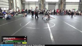 92 lbs Round 7 (8 Team) - Ty Valenzuela, Olympia vs Jordan Manyette, Terps Xtreme
