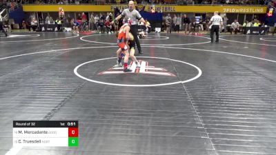 65 lbs Round Of 32 - Maxton Mercadante, Good Shepard Academy vs Connor Truesdell, North Allegheny