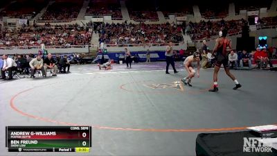 D3-106 lbs Cons. Semi - Ben Freund, Show Low vs Andrew G-Williams, Poston Butte