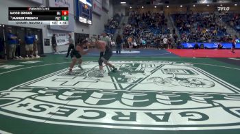 157 lbs Champ. Round 2 - Jagger French, Cal Poly vs Jacob Briggs, Embry-Riddle (Ariz.)