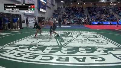 157 lbs Champ. Round 2 - Jagger French, Cal Poly vs Jacob Briggs, Embry-Riddle (Ariz.)