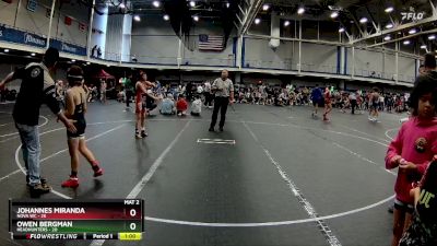 88 lbs Round 5 (10 Team) - Owen Bergman, Headhunters vs Johannes Miranda, NOVA WC