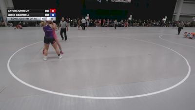 145 lbs Cons. Sub-rd Of 16 - Lucia Campbell, Nebraska vs Caylin Johnson, Wisconsin