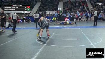 130 lbs 3rd Place Match - Hudson Ratzlaff, Fredonia vs Diesel Lopez, Holcomb WC