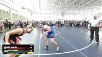 190 lbs Champ. Round 2 - Cooper Barney, Alta vs Mason Holgreen, Beaver