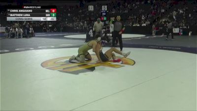 150 lbs Consolation - Chris Anguiano, Millikan (SS) vs Matthew Luna, Saint Francis (CC)