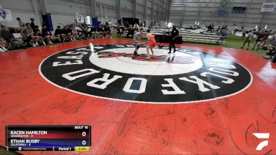 100 lbs Placement Matches (8 Team) - Kacen Hamilton, Washington vs Ethan Busby, California