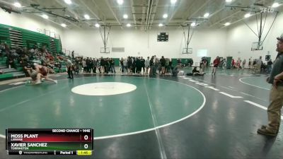 144E Round 1 - Xavier Sanchez, Torrington vs Moss Plant, Laramie